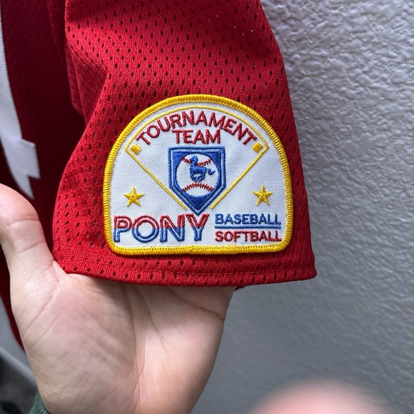 Corona Red Baseball Jersey #44 - Picture 4 of 4